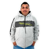 Blusa Masculina Plus Size Overcore De Ziper Com Capuz Blusa Masculina Plus Size Overcore De Ziper Com Capuz