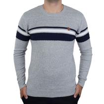 Blusa Masculina Red Nose Sueter Tricot Cinza - 9590089
