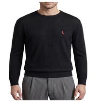 Blusa Masculina Reserva Suéter Tricot Red Bird Preta - 0101 Blusa Masculina Reserva Suéter Tricot Red Bird Preta - 0101