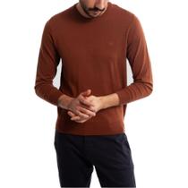 Blusa Masculina Spirito Santo Tricot Super Touch Marrom 1149