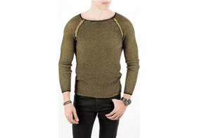 Blusa Masculino Trico Amarelo Tricô Reverso 108062 - DEEP