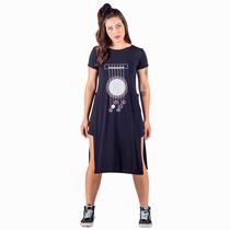 Blusa Max Alongada Fendas Laterais Manga Curta Moda Feminina Blusa Max Alongada Fendas Laterais Manga Curta Moda Feminina