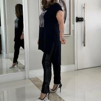 Blusa Maxi Veste Recortes Yeshua