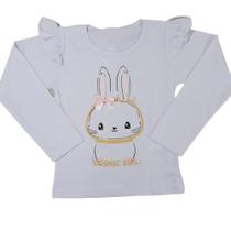 Blusa Meia Estação Infantil Inverno Coelhinha 13835