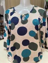 Blusa meia manga femininas