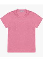 Blusa Menina Cotton Com Glitter Trick Nick Blusa Menina Cotton Com Glitter Trick Nick