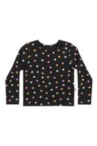 Blusa Menina Estampada Manga Longa Elian