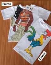 Blusa Menina Feminina Verão Fresquinha Feminino Moana Barato