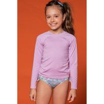 Blusa Menina Kukiê em Malha com Proteção UV50+ cor Lilás Blusa Menina Kukiê em Malha com Proteção UV50+ cor Lilás