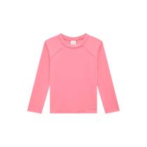 Blusa Menina Kukiê em Malha com Proteção UV50+ cor Pink Neon Blusa Menina Kukiê em Malha com Proteção UV50+ cor Pink Neon