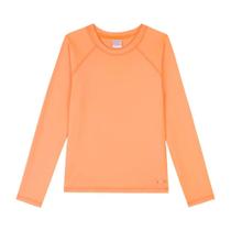 Blusa Menina Kukiê Praia e Piscina com Proteção UV50+ Laranja Neon Blusa Menina Kukiê Praia e Piscina com Proteção UV50+ Laranja Neon