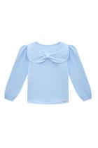 Blusa Menina Manga Longa Detalhe Laço Strass Somni Blusa Menina Manga Longa Detalhe Laço Strass Somni