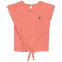 Blusa Menina Marisol em Algodão Antiviral - Salmão