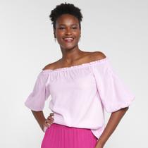 Blusa Mercatto Ombro A Ombro Babado Feminina