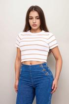 Blusa Mini Tee Listrada - Amora