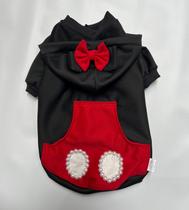 Blusa Minnie e Mickey com Touca para Pet