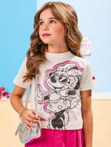 Blusa minnie estilosa lantejoula animê