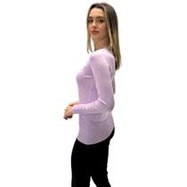 Blusa Miose Lã Gola V Manga Longa Feminina