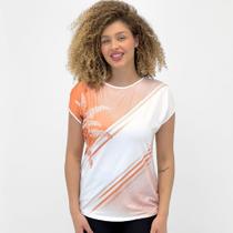 Blusa Miravest Manga Curta Estampada Feminina