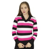 Blusa Modal Gola V - Listrada