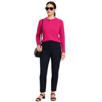 Blusa Modal Light Pink Manga Longa com Botões