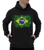 Blusa Moletom 484 Brasil Nação Bandeira Seleção Copa Time Manifestação