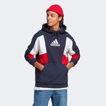 Blusa Moletom Adidas Colorblock Com Capuz Masculina
