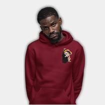 Blusa Moletom Agasalho Unissex com Capuz 100 % Algodão - Lufy One Piece Anime