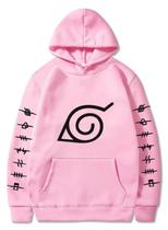Blusa moletom aldeia da folha vilas renegadas anime Blusa moletom aldeia da folha vilas renegadas anime