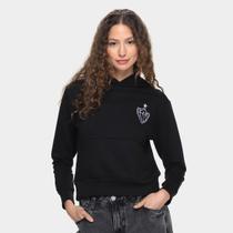 Blusa Moletom Atlético Mineiro Favorite Braziline com Capuz Feminina