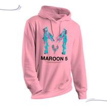 Blusa Moletom Banda Maroon 5 Pop Unissex Show Bolso Canguru