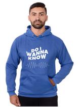 Blusa Moletom Banda Masculina Rock Com Bolso e Capuz Royal Blusa Moletom Banda Masculina Rock Com Bolso e Capuz Royal