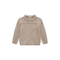 Blusa Moletom Bege Menino Johnny Fox