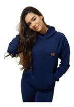 Blusa Moletom Bolso E Capuz Infantil Juvenil Menina