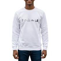 Blusa Moletom Branco São Carlo Acutis Católico Religioso Cor:BrancoTamanho:M Blusa Moletom Branco São Carlo Acutis Católico Religioso Cor:BrancoTamanho:M
