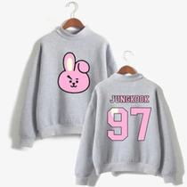 Blusa Moletom Bts Bt21 Cooky Jungkook 97 Kpop Gola Redonda - Bellestoreoficial