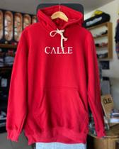Blusa Moletom Calle Logo Vermelho