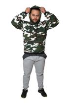 Blusa Moletom Camuflada