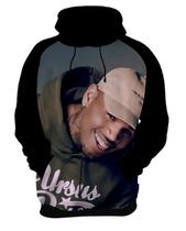 Blusa Moletom Canguru Cantor Chris Brown 2_x000D_