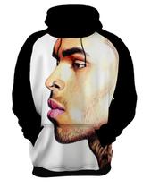 Blusa Moletom Canguru Cantor Chris Brown 5_x000D_