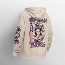 Blusa Moletom Canguru Capuz Bolso Nico Robin Serie Anime