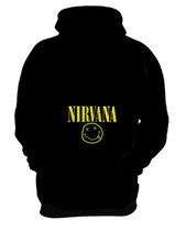 Blusa Moletom Canguru Capuz Nirvana 10_x000D_