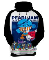 Blusa Moletom Canguru Capuz Pearl Jam 63_x000D_