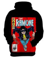 Blusa Moletom Canguru Capuz Ramones 11_x000D_
