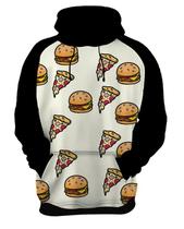 Blusa Moletom Canguru Comida Pizza_x000D_