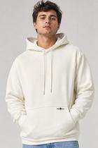 Blusa Moletom Canguru Confortável Polo Wear Off White