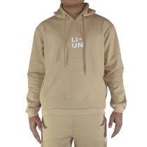 Blusa Moletom Canguru Estampado Liun Confortável Blusa De Frio Inverno Unissex