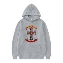 Blusa Moletom Canguru Flanelado Casual Guns NRoses