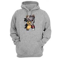 Blusa Moletom Canguru Infantil Capuz E Bolso Urso Robô Casaco Para Crianças