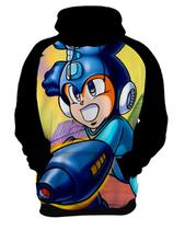 Blusa Moletom Canguru Jogo Mega Man 2_x000D_